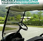 club car precedent windshield